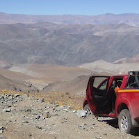 Lunch stop at 3000 metres Resguardo property