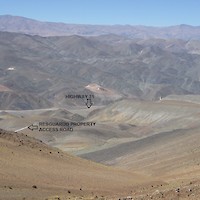 Orestone-Resguardo property access road and Highway 31